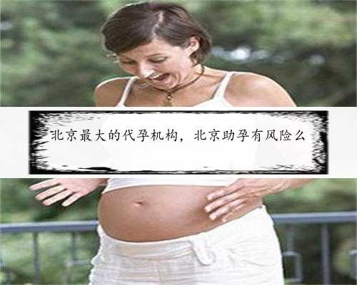 北京最大的代孕机构，北京助孕有风险么